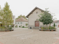 Aménagement extérieur d'une école à Meinier