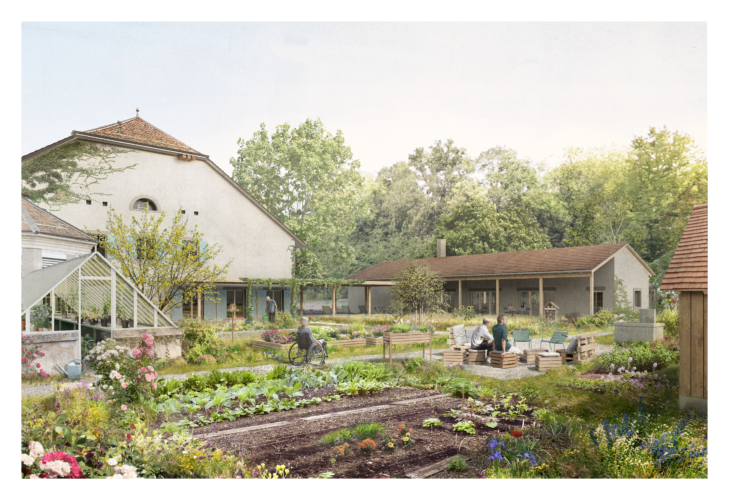 vue extérieure Transformation et rénovation du site de Malagny, dit “L’Essarde” apaar