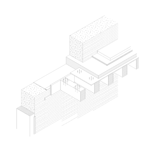 Bâtiment en pisé détail