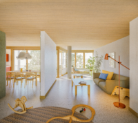 Vue intérieur - 2ème prix - Transformation et surélévation à Genève, Gourgas