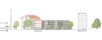 Plan surélévation - 2ème prix - Transformation et surélévation à Genève, Gourgas