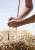 Paille isolation - Quartier d'habitation de coopérative à Presinge