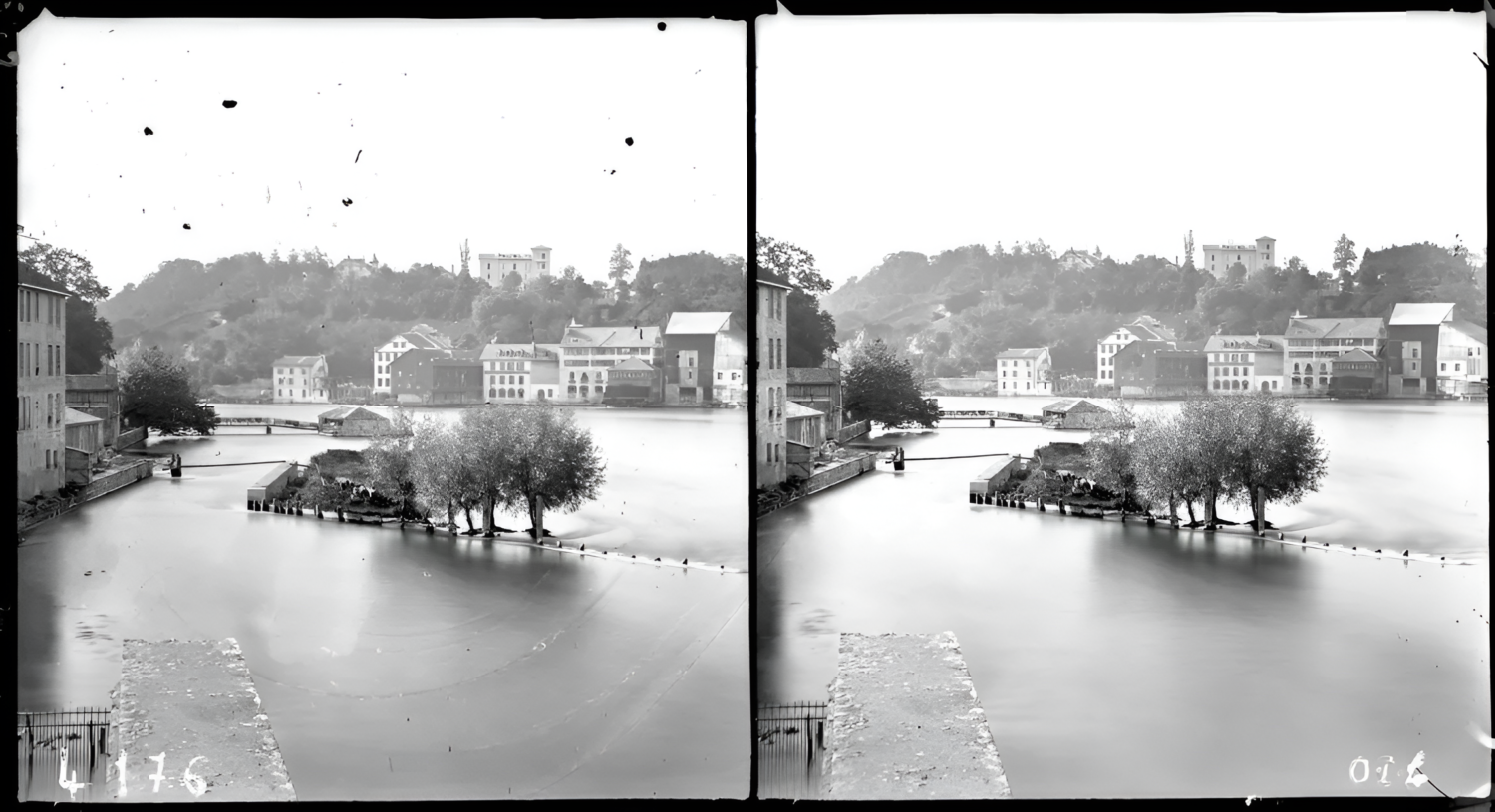 archives BFM berge du rhone bâtiment des forces motrices Genève