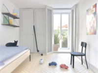 Maquette vue intérieur quartier d'habitation beauregard neuchâtel