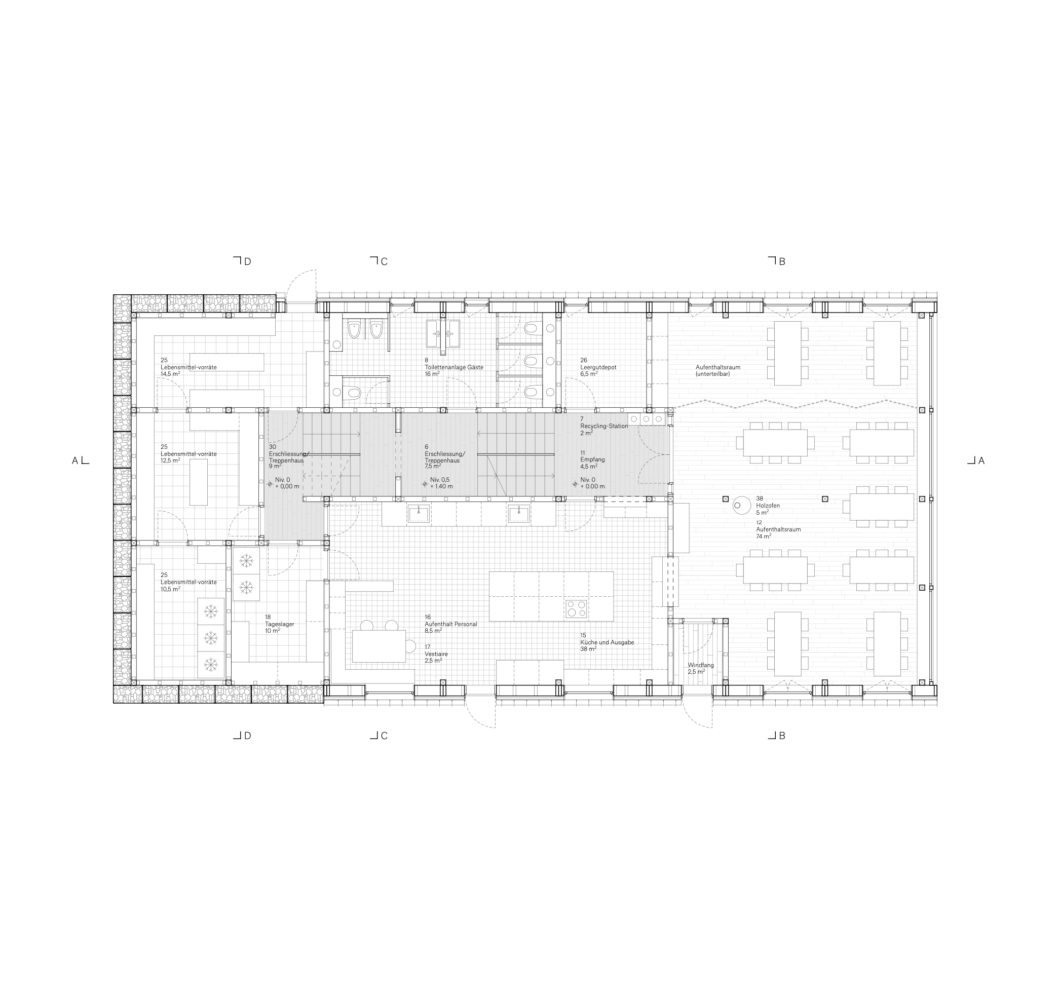 Plan cabane de boval