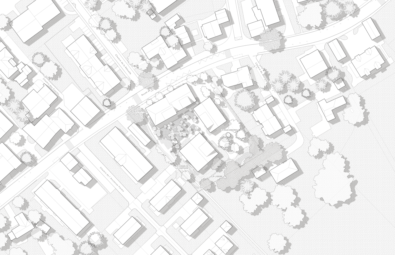 Plan d'ensemble concours logements meinier