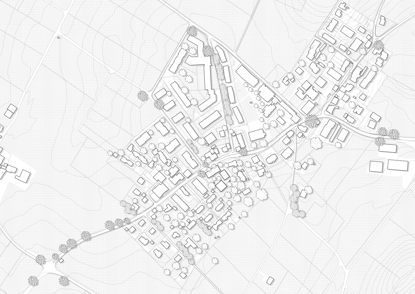 Plan site concours logements à Meinier