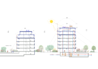 Schéma énergétique - Surélévation à Onex - concours 2ème prix