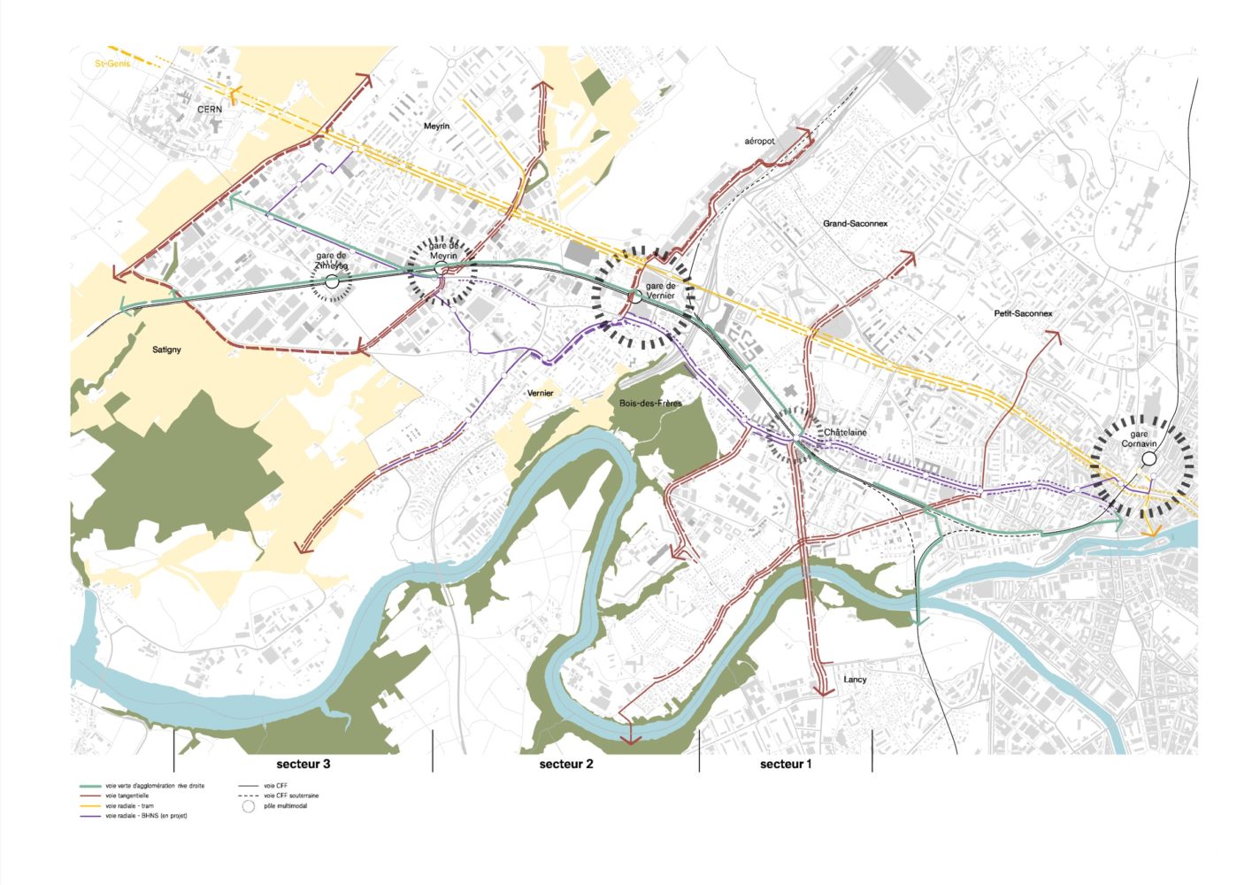 plan de synthèse voie verte rive droite APAAR