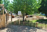Désimperméabilisation et végétalisation de la place Rigaud, aire de jeux
