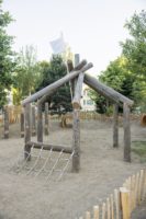 Désimperméabilisation et végétalisation de la place Rigaud, aire de jeux