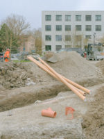 Désimperméabilisation et végétalisation de la place Rigaud, chantier